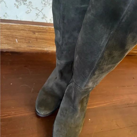 Lucky Brand Knee High Boots in Olive - Picture 8 of 8